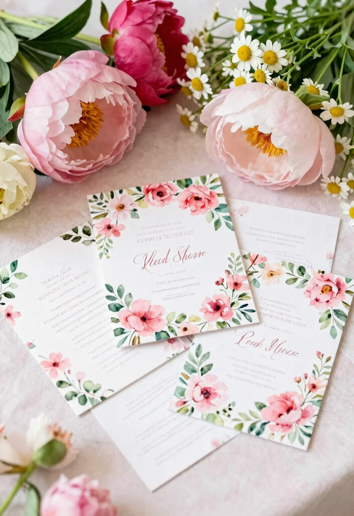10 Bridal Shower Invite Ideas That Set The Tone For A Beautiful Day - 10. Floral-Themed Invitations