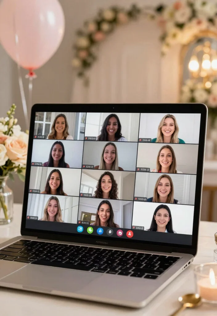 10 Simple Bridal Shower Ideas That Stay Elegant Without Extra Effort - 10. Virtual Options