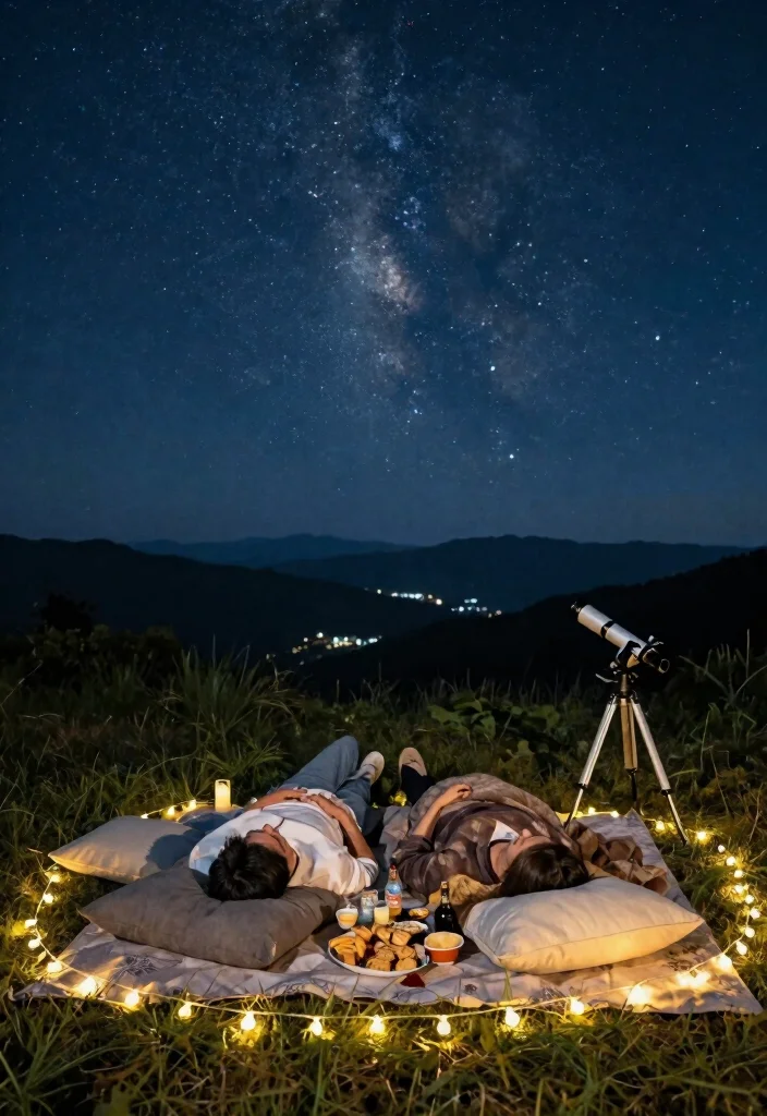 12 Anniversary Party Ideas For A Warm Stylish Milestone Event - 6. Romantic Stargazing Night