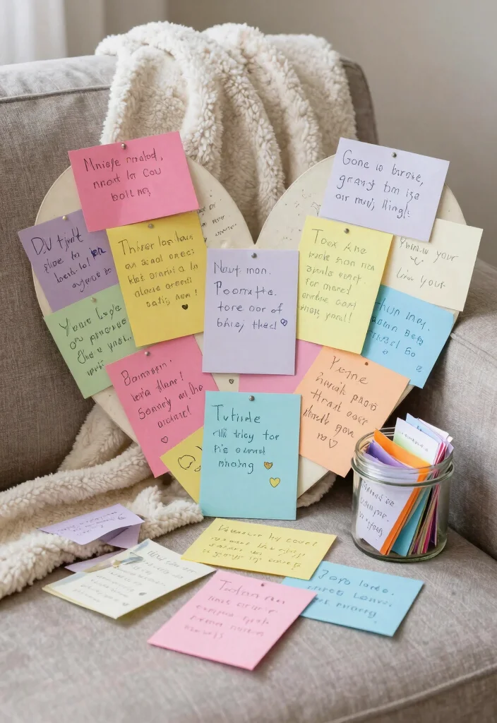 12 Anniversary Room Decoration Ideas For A Romantic Celebration - 9. DIY Love Notes