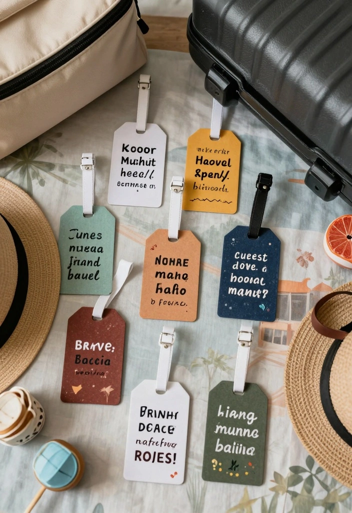 12 Bachelorette Gift Ideas For A Fun Playful Celebration Night - 10. Custom Luggage Tags