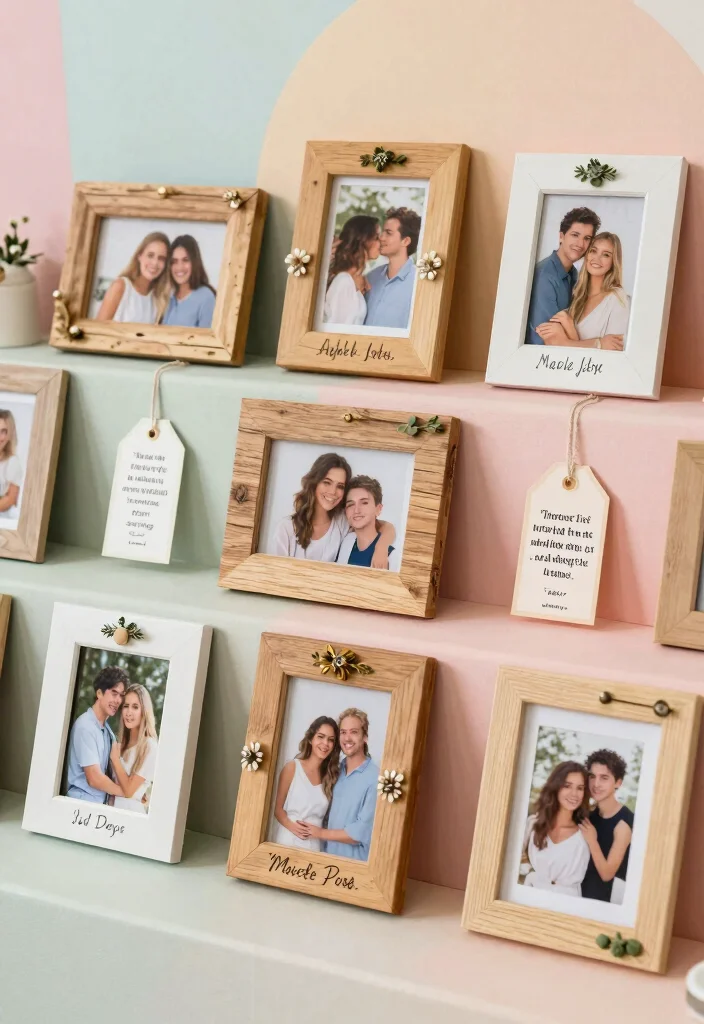 12 Bachelorette Gift Ideas For A Fun Playful Celebration Night - 12. Personalized Photo Frames