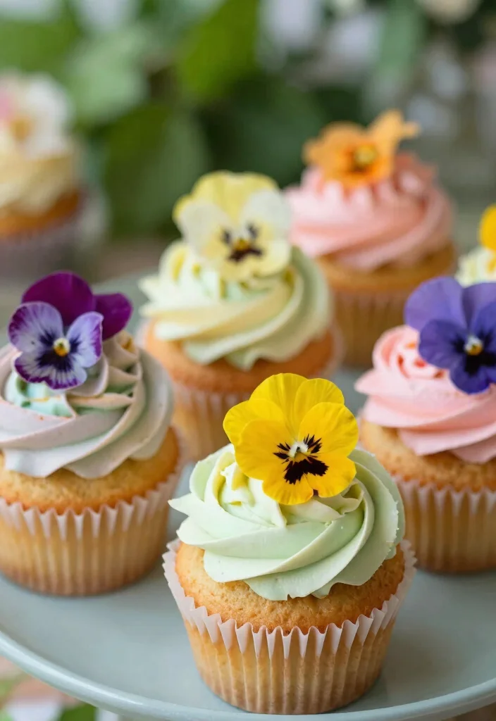 12 Bridal Shower Cupcake Ideas That Look Gorgeous And Taste Amazing - 1. Floral Fantasy Cupcakes