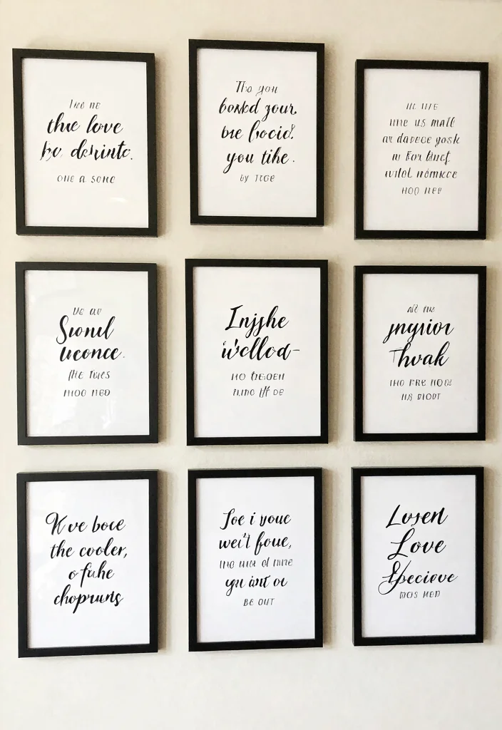 12 Bride Room Decoration Ideas To Create A Calm Elegant Space - 12. Meaningful Quotes