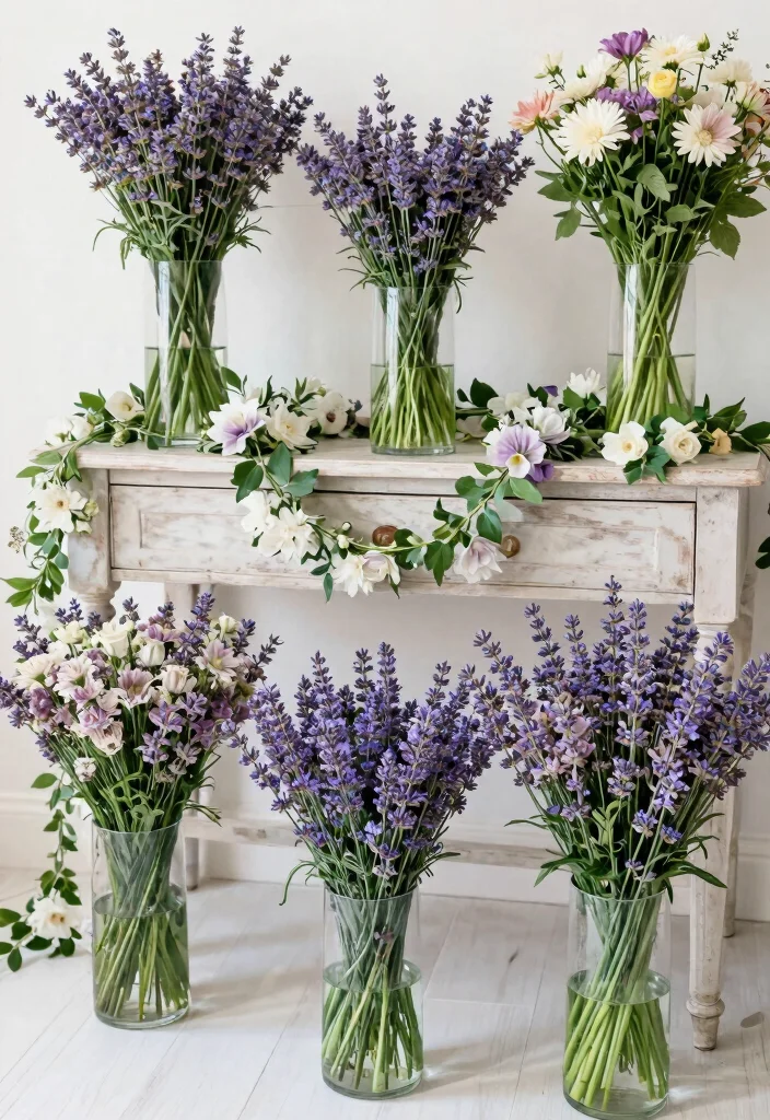 12 Bride Room Decoration Ideas To Create A Calm Elegant Space - 8. Fresh Flowers