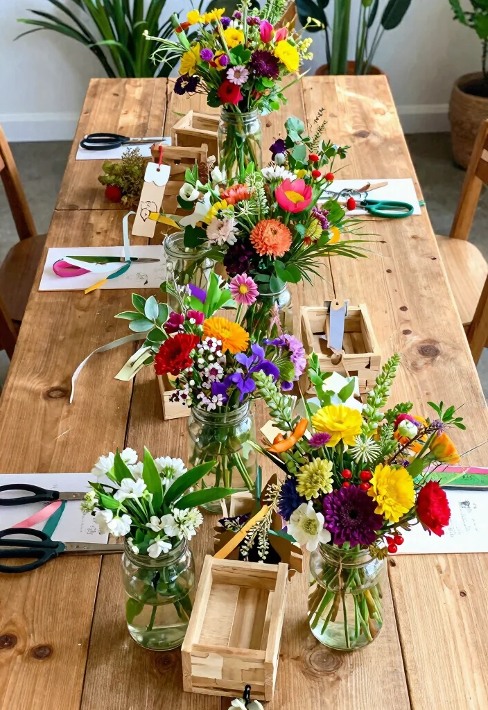 12 Bride To Be Decoration Ideas That Feel Fun Fresh And Modern - 1. Eco-Friendly Floral Centerpieces