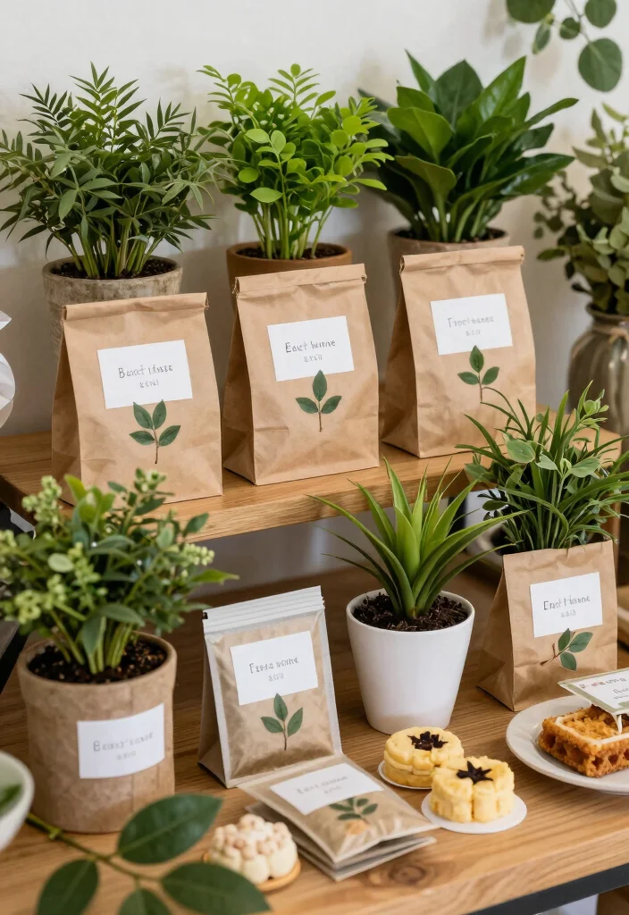 12 Bride To Be Decoration Ideas That Feel Fun Fresh And Modern - 11. Eco-Chic Favors