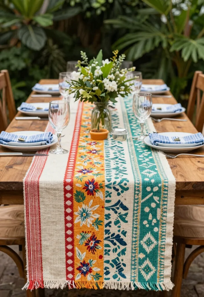 12 Bride To Be Decoration Ideas That Feel Fun Fresh And Modern - 8. Colorful Table Runners