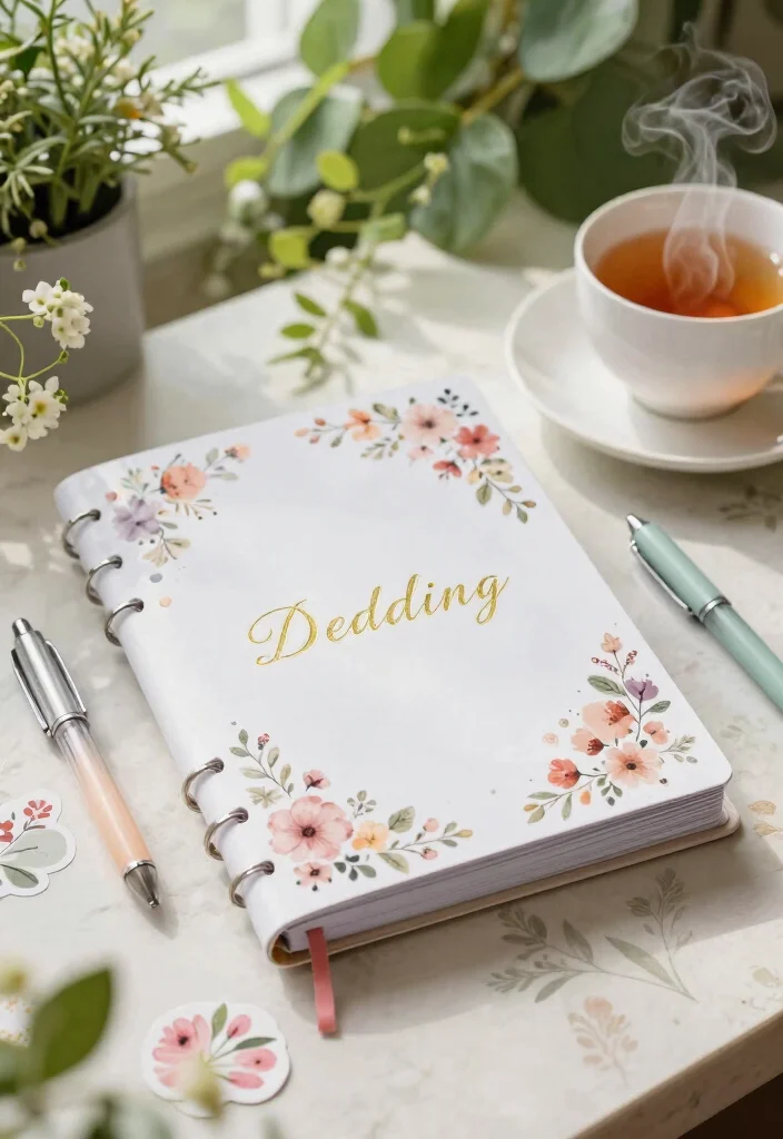 12 Bride To Be Gift Ideas Full Of Joy, Practicality And Style - 1. Personalized Wedding Planner