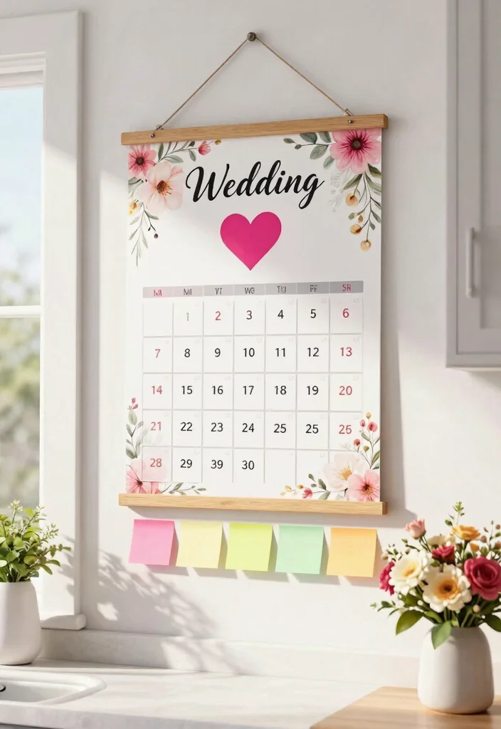 12 Bride To Be Gift Ideas Full Of Joy, Practicality And Style - 5. Personalized Wedding Countdown Calendar