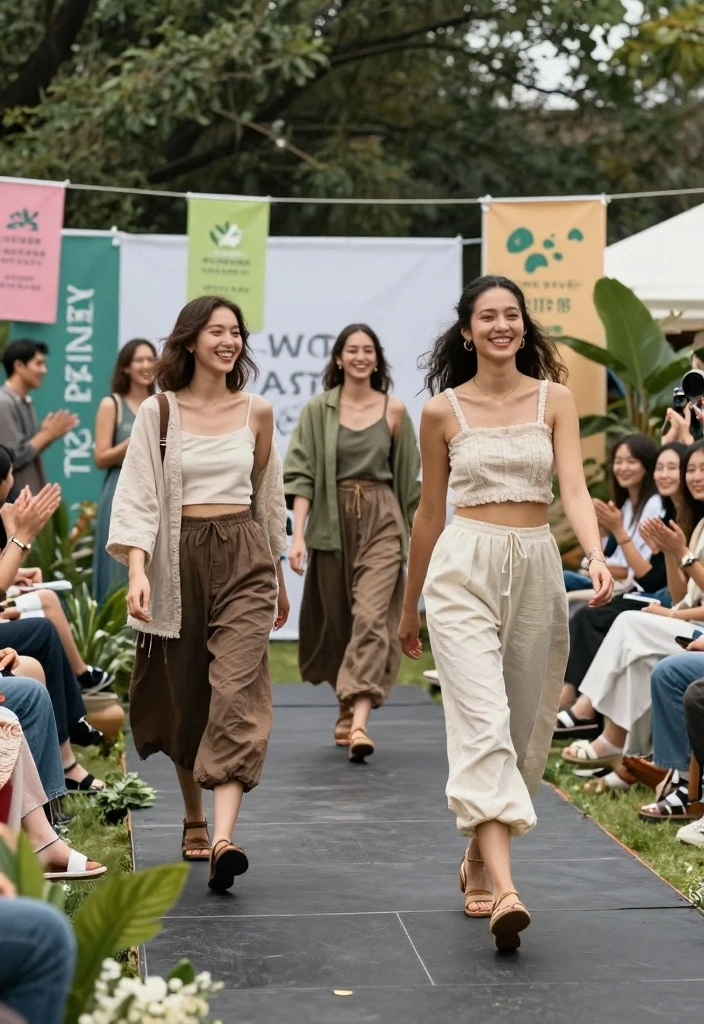 12 Brides Party Ideas With Creative Activities And Stylish Themes - 10. Eco-Friendly Fashion Show