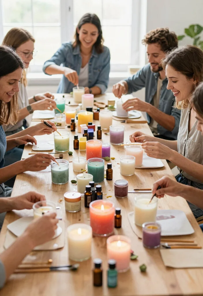 12 Brides Party Ideas With Creative Activities And Stylish Themes - 11. Creative DIY Candle Making