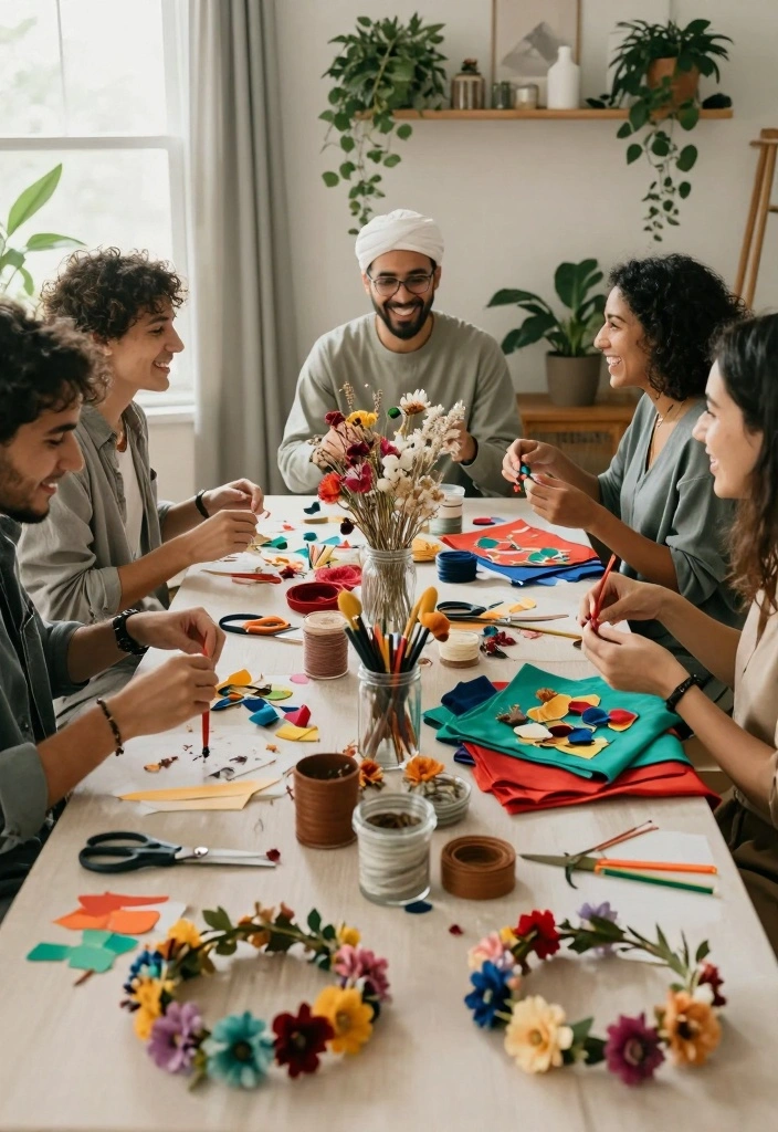 12 Brides Party Ideas With Creative Activities And Stylish Themes - 2. Sustainable Crafting Party