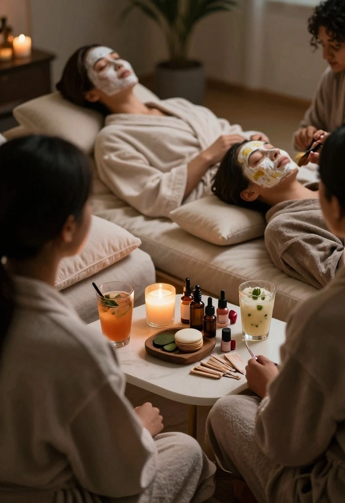 12 Brides Party Ideas With Creative Activities And Stylish Themes - 5. DIY Spa Day