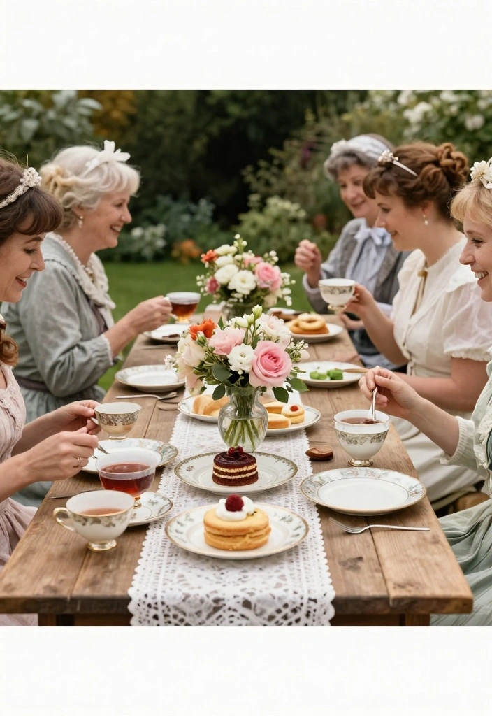 12 Brides Party Ideas With Creative Activities And Stylish Themes - 9. Vintage Tea Party