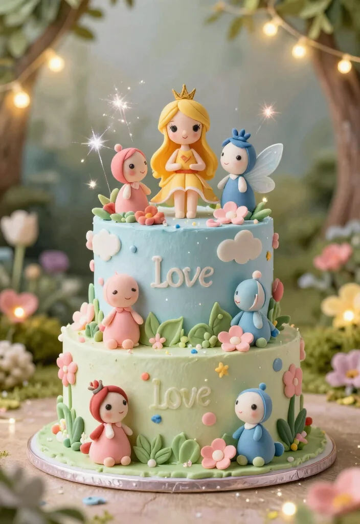 12 Fifty Anniversary Cake Ideas Honoring Timeless Love In Style - 10. Whimsical Fairy Tale Cake