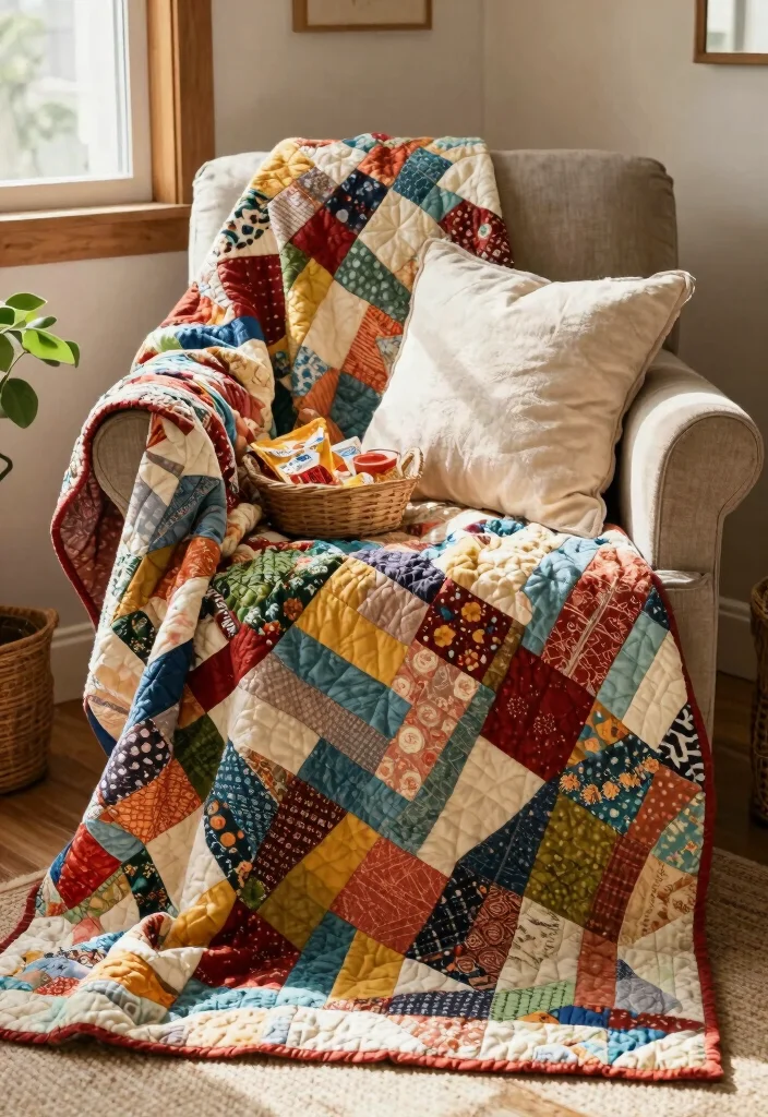 12 Fifty Anniversary Gift Ideas Honoring A Lifetime Of Love - 4. Vintage-Inspired Quilt