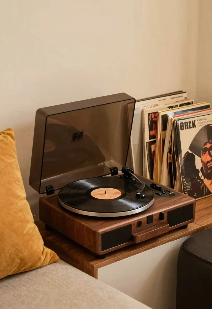 12 Fifty Anniversary Gift Ideas Honoring A Lifetime Of Love - 9. Vintage Record Player with Their Favorite Albums