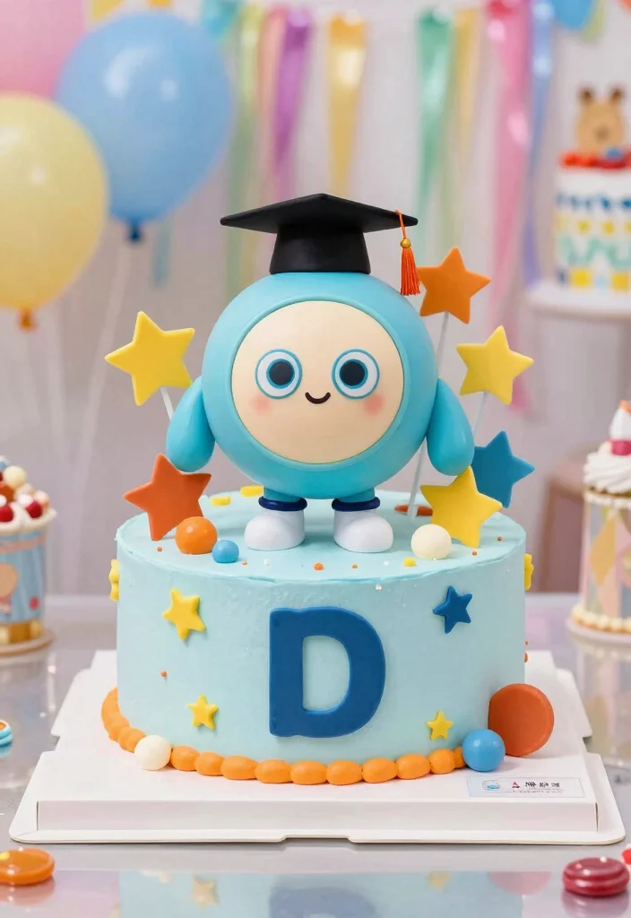 12 Graduation Cake Ideas To Celebrate Success With Sweet Creativity 34 12 Graduation Cake Ideas To Celebrate Success With Sweet Creativity - 4. Themed Character Cake