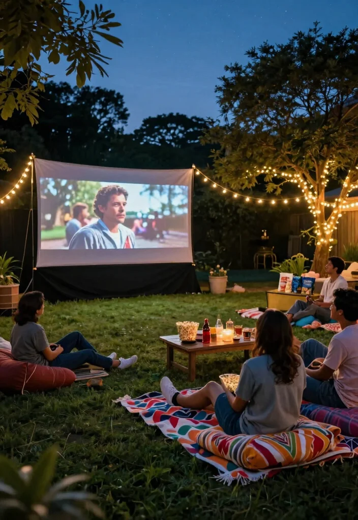 12 Hens Party Ideas That Are Stylish Fun And Easy To Organize - 4. Outdoor Movie Night