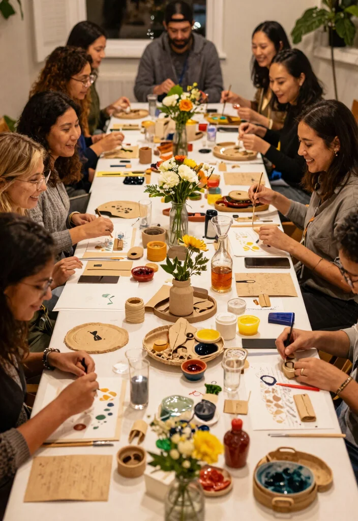 12 Low Key Bachelorette Party Ideas For A Relaxed Memorable Night - 4. Crafting Night: Personalized Keepsakes