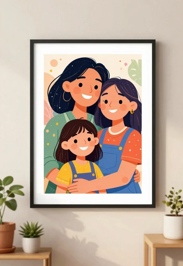 12 Mother Of The Bride Gift Ideas To Show Love And Appreciation - 5. Custom Illustration