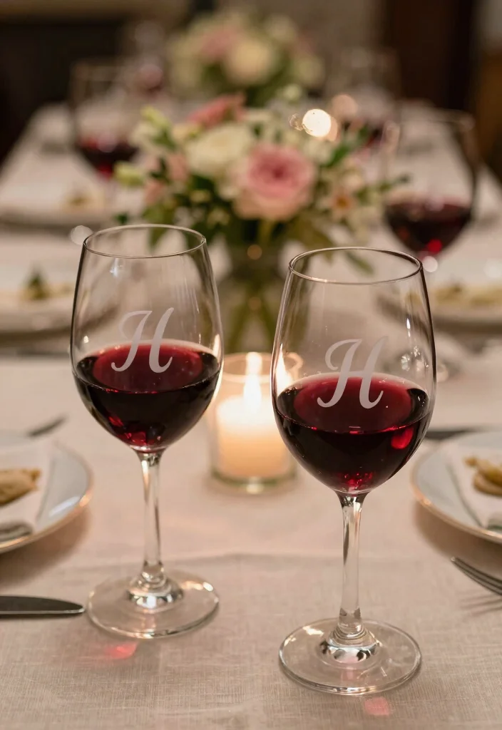 12 Sister Wedding Gift Ideas To Celebrate Bonds And New Beginnings - 10. Personalized Wine Glass Set