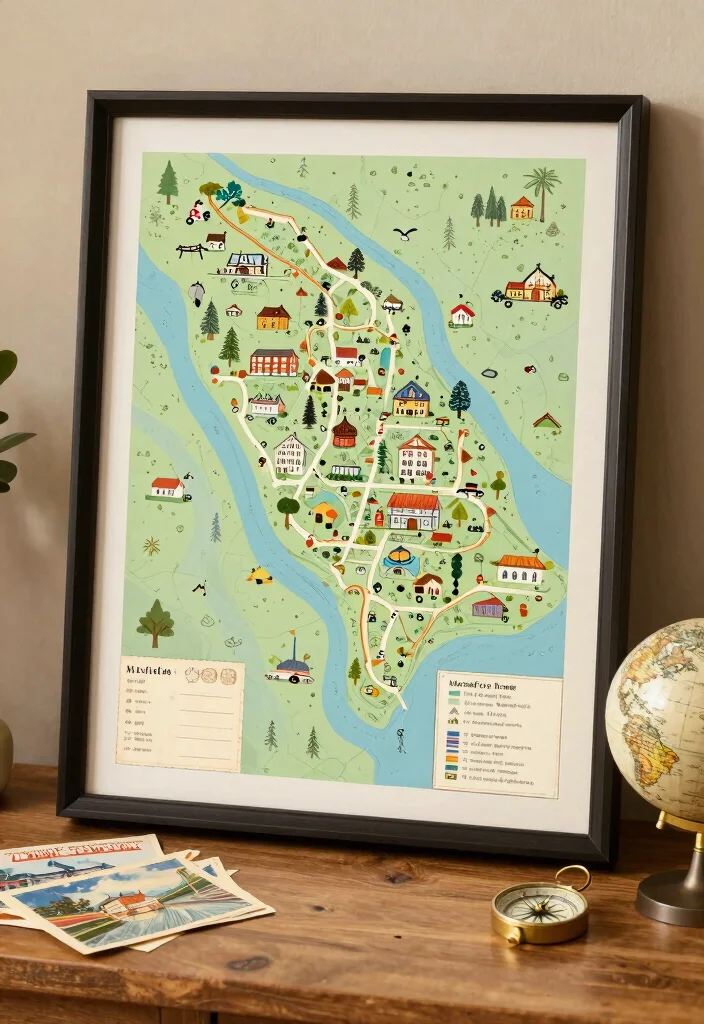 12 Sister Wedding Gift Ideas To Celebrate Bonds And New Beginnings - 2. Customized Destination Wedding Map