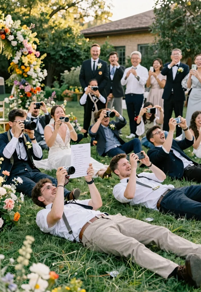 12 Wedding Party Games Ideas That Keep Everyone Energized - 3. Photo Scavenger Hunt