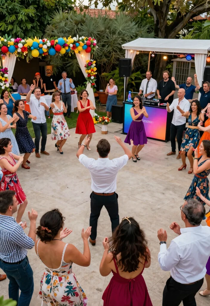 12 Wedding Party Games Ideas That Keep Everyone Energized - 6. Dance-Off Challenge