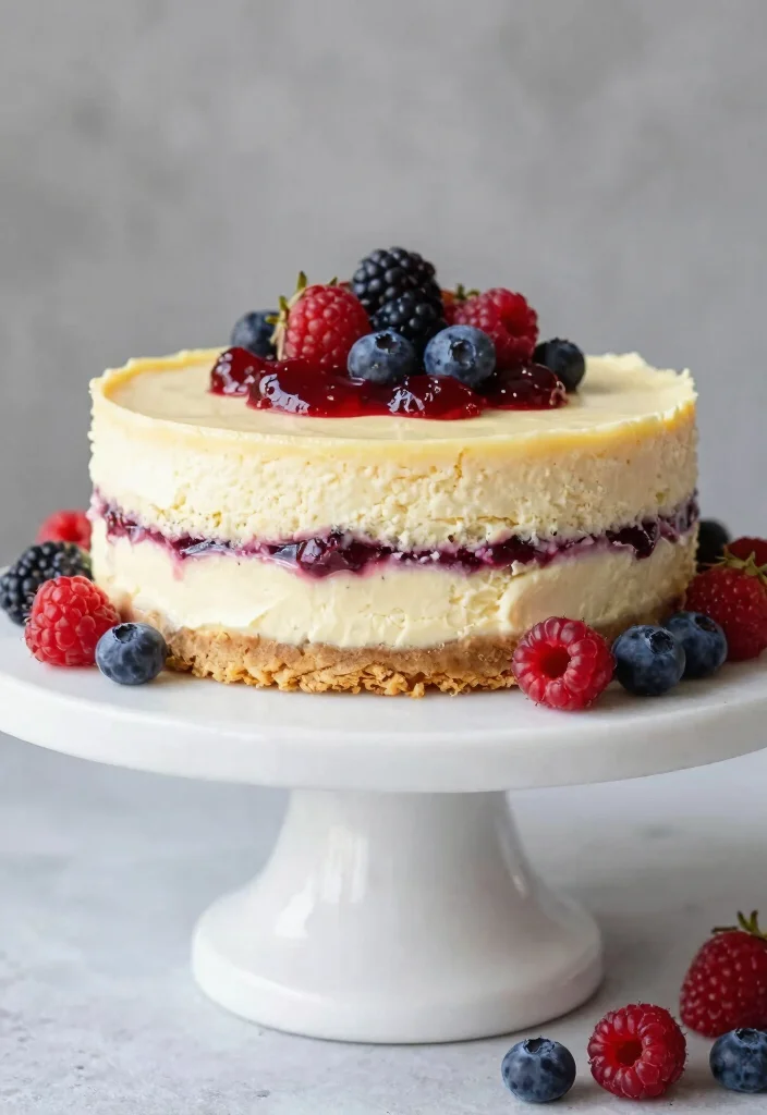 14 Birthday Cake Ideas That Impress Guests With Style And Flavor - 5. Cheesecake Layer Cake