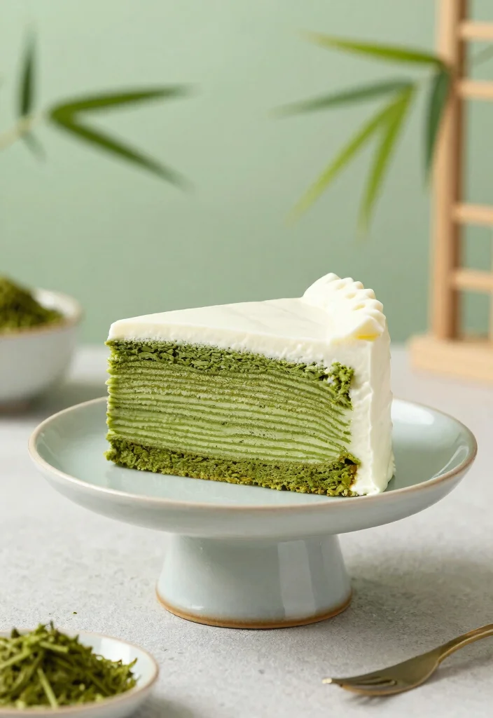 14 Birthday Cake Ideas That Impress Guests With Style And Flavor - 8. Matcha Green Tea Cake