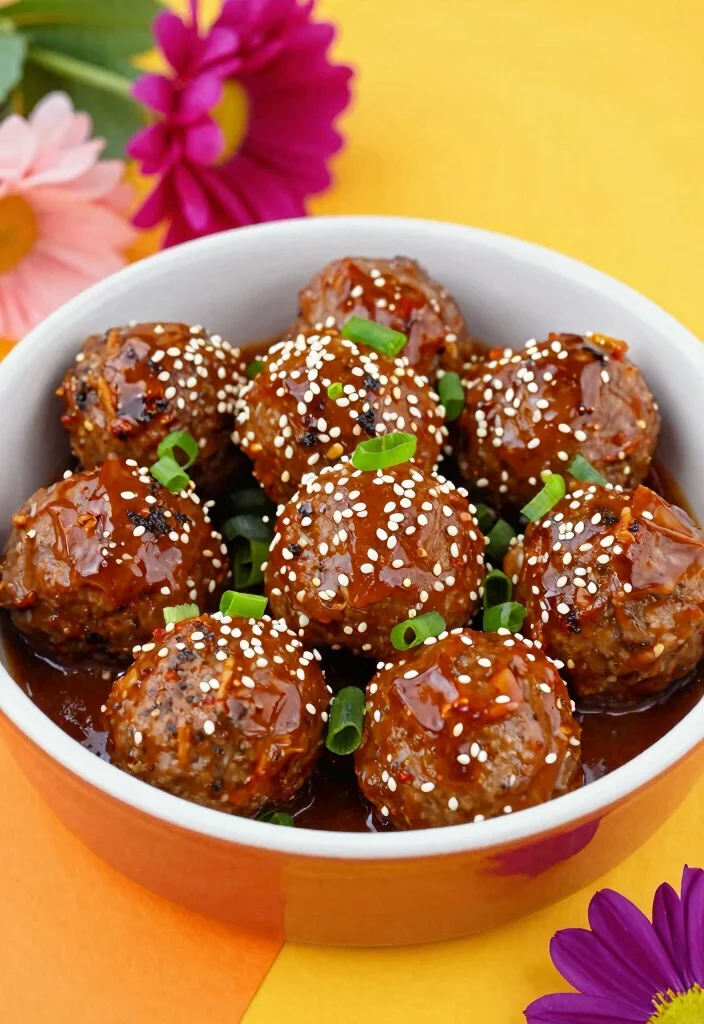 14 Bridal Shower Food Ideas Your Guests Will Love From Start To Finish - 5. Sweet and Spicy Meatballs