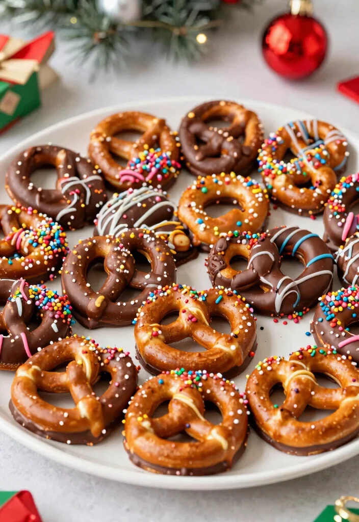 14 Bridal Shower Food Ideas Your Guests Will Love From Start To Finish - 7. Chocolate-Dipped Pretzels