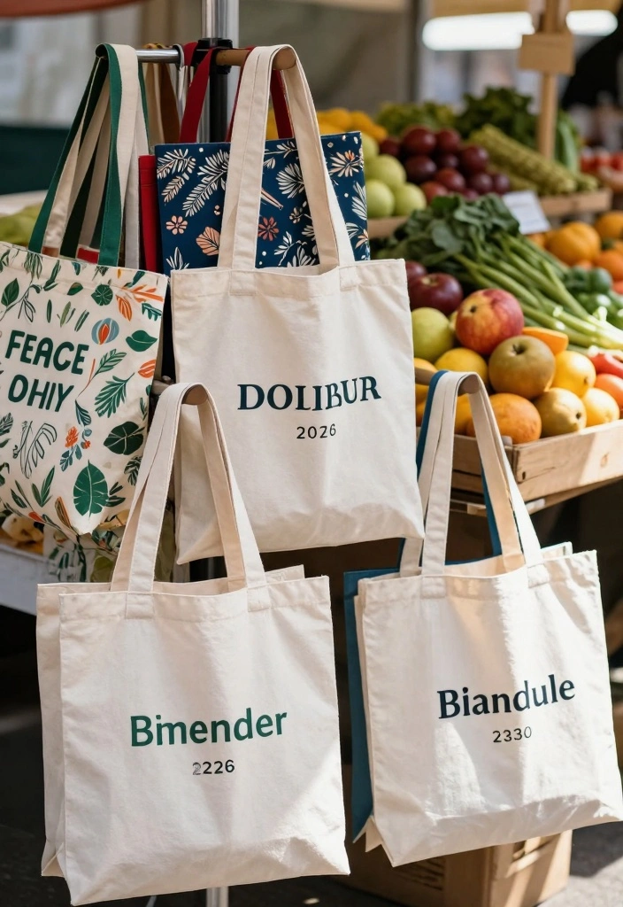 14 Couple Wedding Gift Ideas They Will Truly Use And Cherish - 1. Personalized Reusable Tote Bags