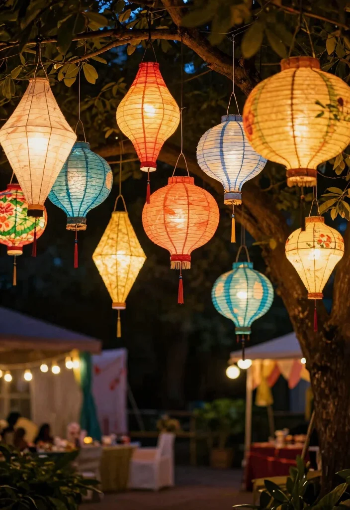 14 Engagement Party Decoration Ideas For A Stunning Festive Look - 1. Recycled Paper Lanterns