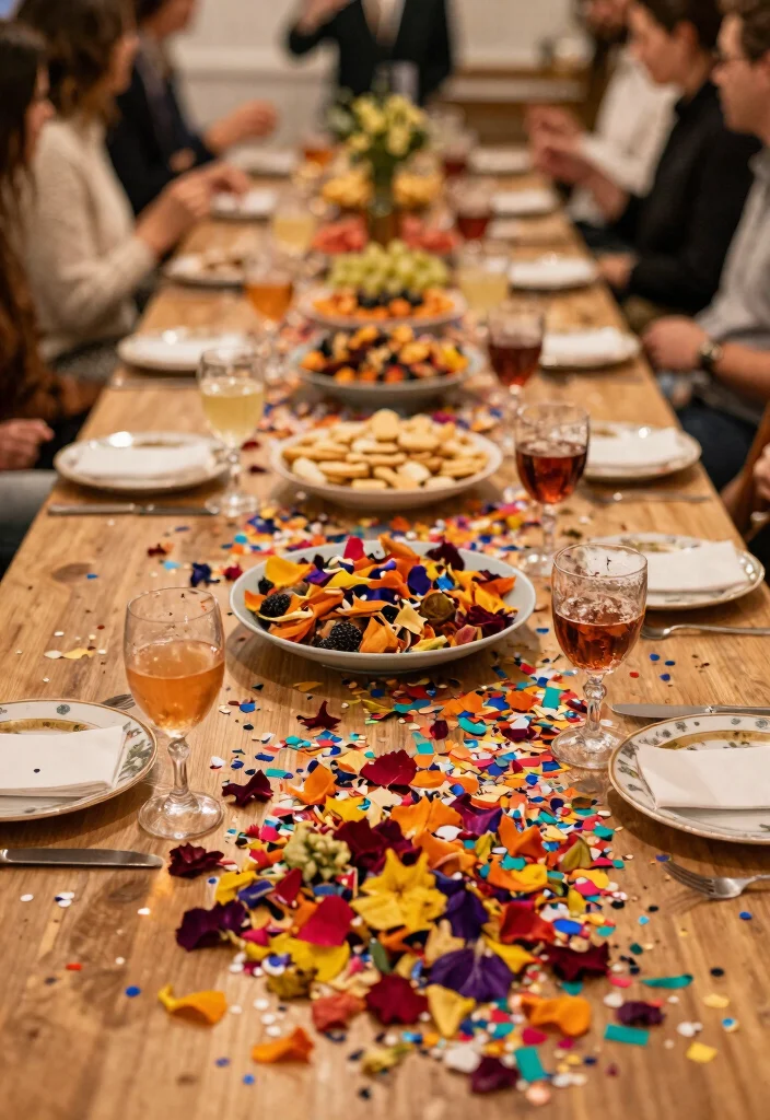 14 Engagement Party Decoration Ideas For A Stunning Festive Look - 3. Eco-Friendly Confetti
