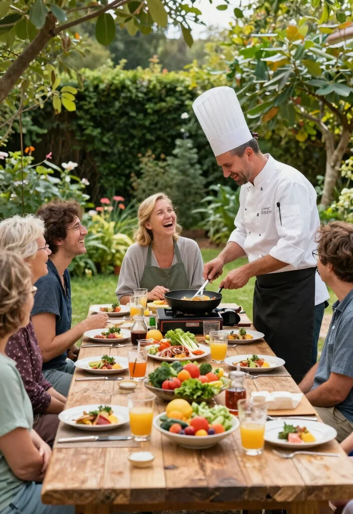 14 Engagement Party Ideas That Feel Fresh Fun And Celebration Ready - 11. Outdoor Cooking Class