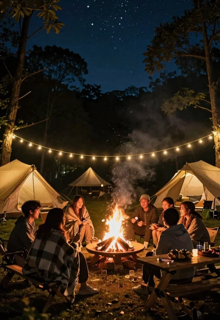 14 Engagement Party Ideas That Feel Fresh Fun And Celebration Ready - 2. Camping Under the Stars