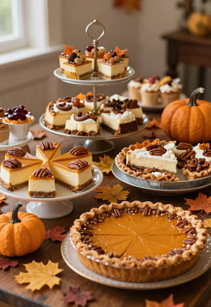 14 Fall Bridal Shower Ideas Filled With Warm Cozy Seasonal Style - 11. Autumn-Inspired Desserts