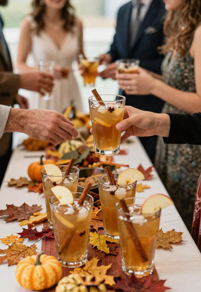 14 Fall Bridal Shower Ideas Filled With Warm Cozy Seasonal Style - 8. Signature Fall Cocktail