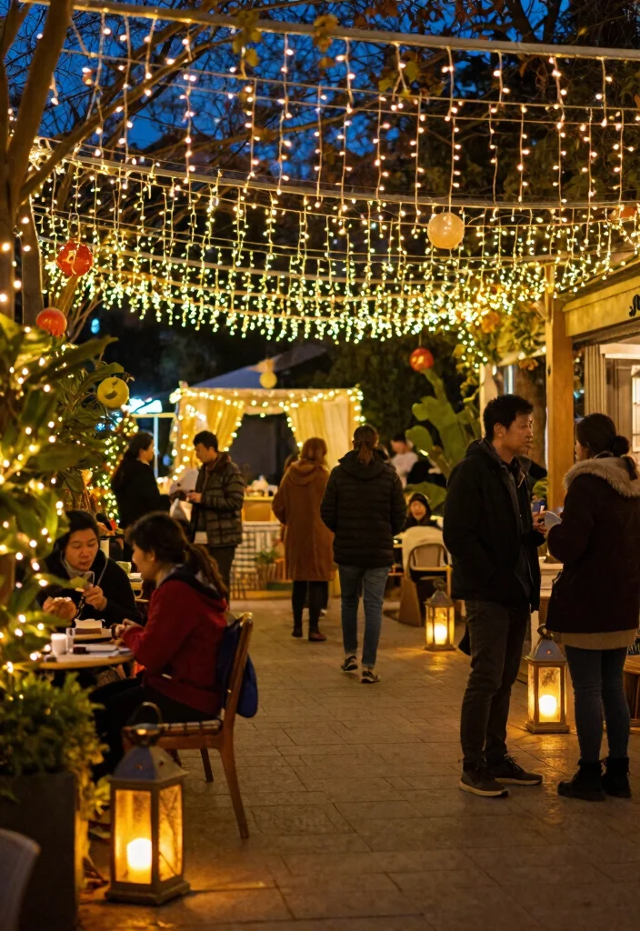 14 Haldi Decoration Ideas Full Of Bright Joyful Festive Energy - 8. Festive Lighting