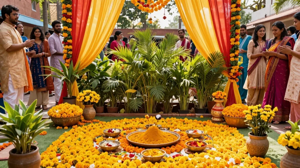 14 Haldi Decoration Ideas Full Of Bright Joyful Festive Energy