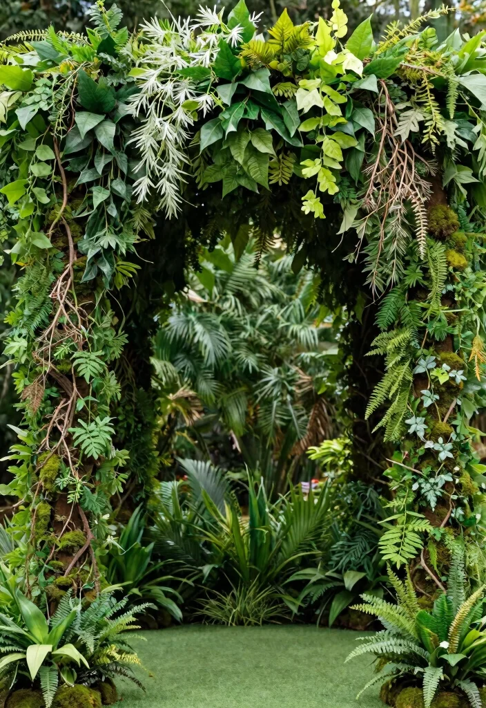 14 Mandap Decoration Ideas Creating A Sacred Beautiful Setting - 10. Greenery-Focused Mandap