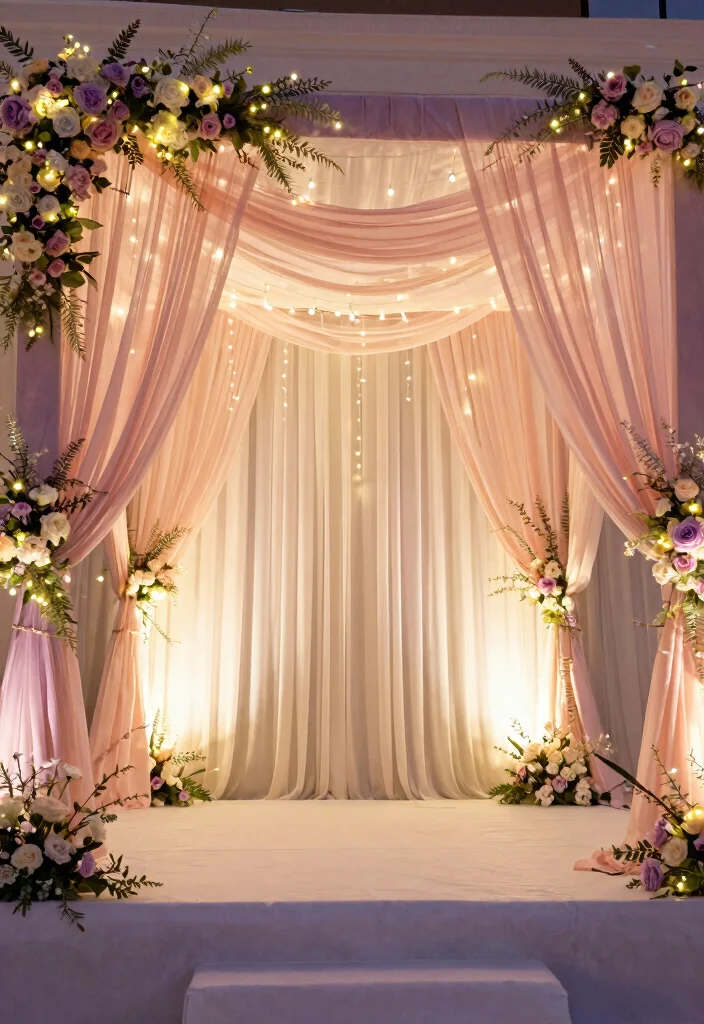 14 Mandap Decoration Ideas Creating A Sacred Beautiful Setting - 12. Romantic Fairy-Tale Mandap