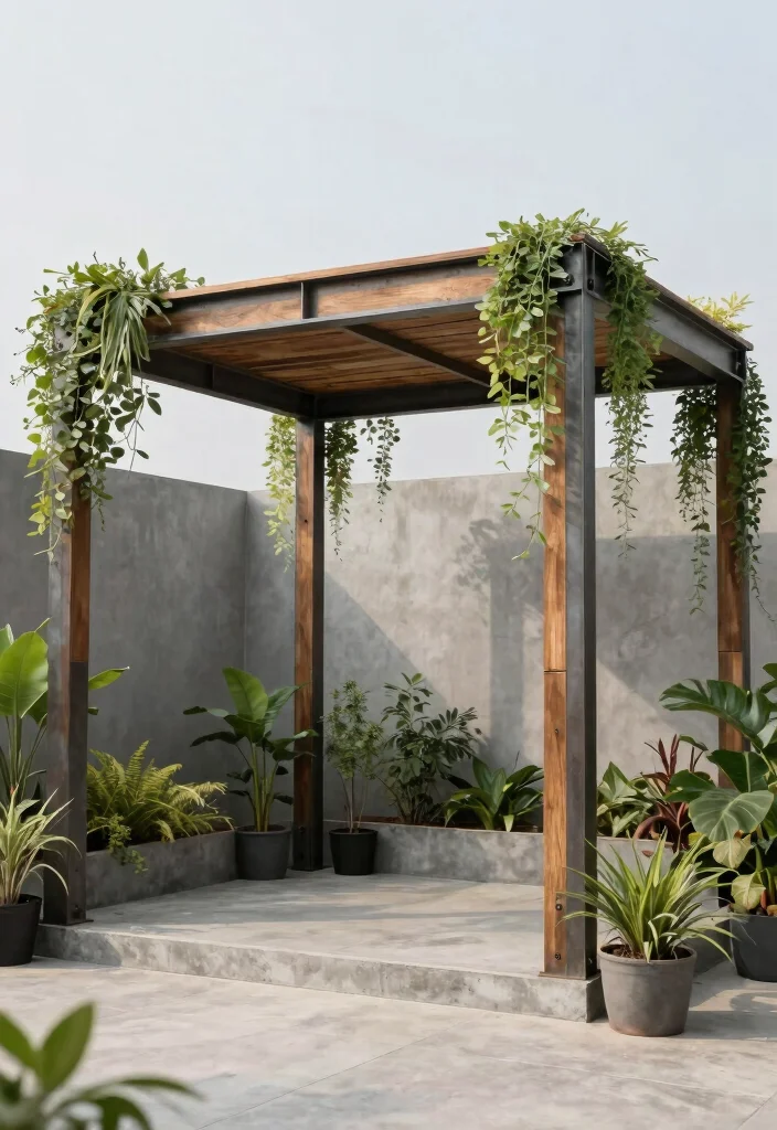 14 Mandap Decoration Ideas Creating A Sacred Beautiful Setting - 6. Eco-Chic Industrial Mandap