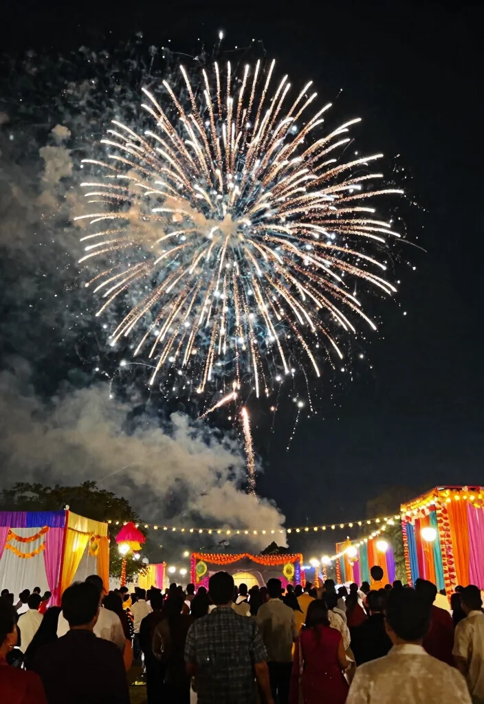 14 Sangeet Decoration Ideas Filled With Music Dance And Color 144 14 Sangeet Decoration Ideas Filled With Music Dance And Color - 14. Finale Fireworks Display