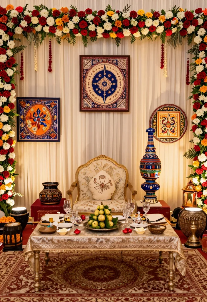 14 Sangeet Decoration Ideas Filled With Music Dance And Color 78 14 Sangeet Decoration Ideas Filled With Music Dance And Color - 8. Cultural Fusion Elements