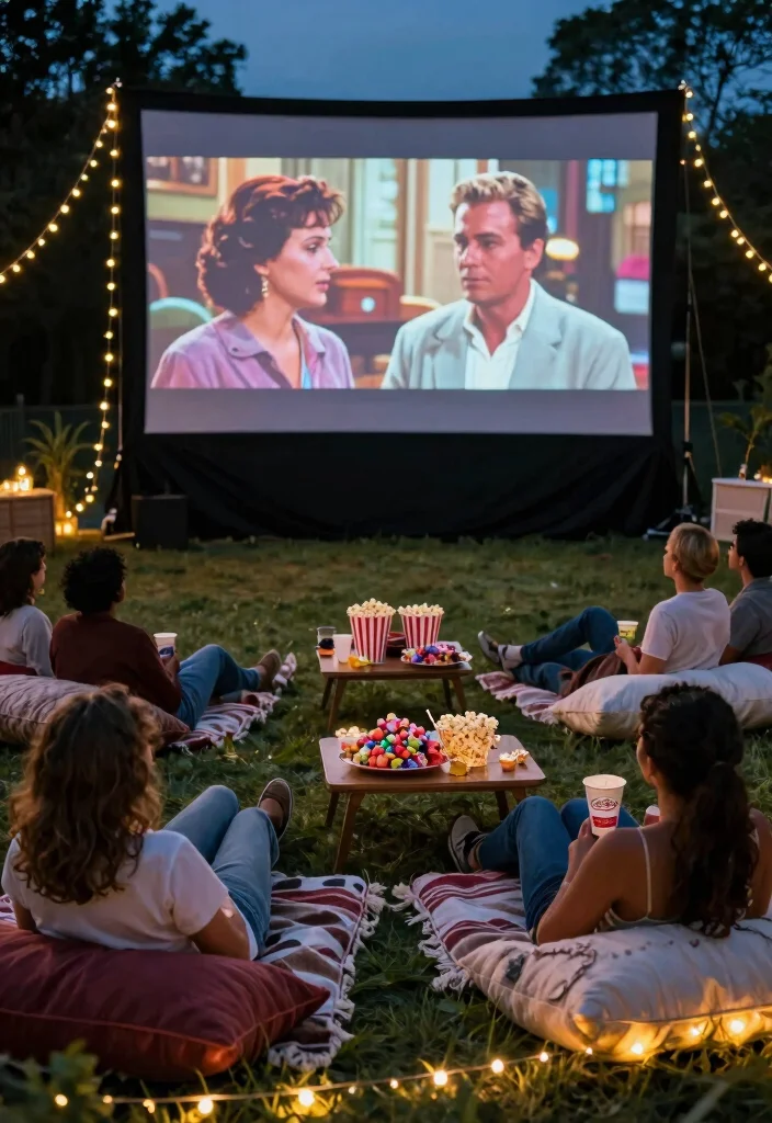 14 Sixtieth Anniversary Party Ideas To Celebrate A Lifetime Of Love - 11. A Nostalgic Movie Screening