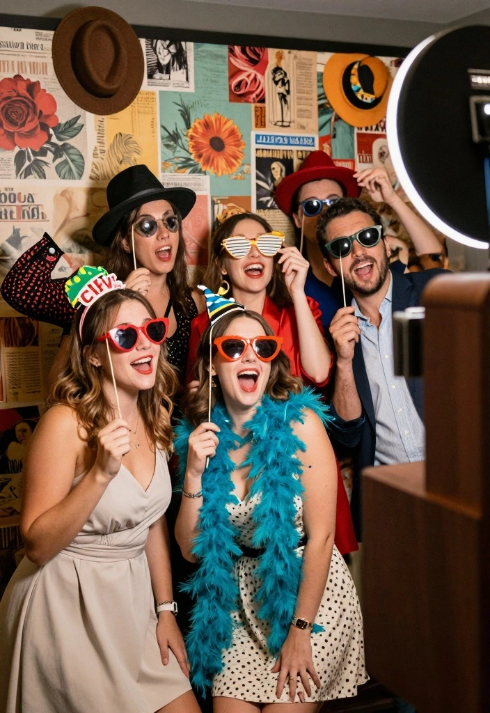 14 Sixtieth Anniversary Party Ideas To Celebrate A Lifetime Of Love - 3. Retro Photo Booth Fun
